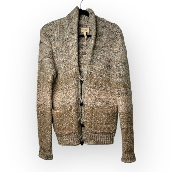 Wilfred Free Wool Chunky Knit  Button Front Cardigan Sweater Jacket - Picture 1 of 6